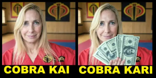 Cobra Kai Cobra Kari meme