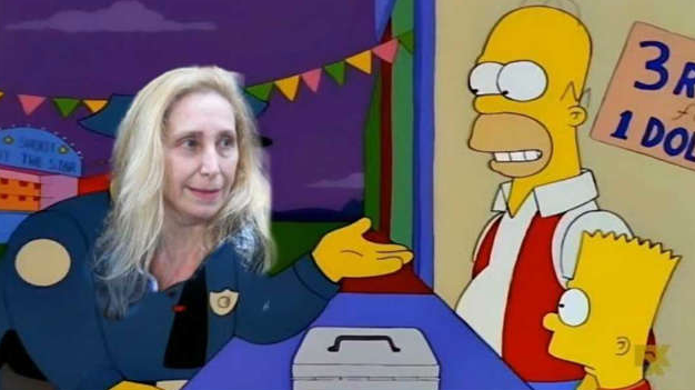 Karina Homer Simpson meme